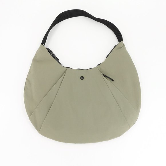 lululemon athletica Handbags - Lululemon Pleated Shoulder Bag 10L Grey Sage